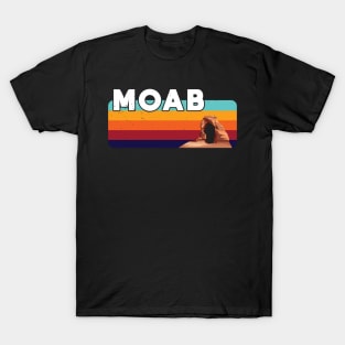 Moab Utah Nature Hiking Mountains Outdoors Vintage T-Shirt